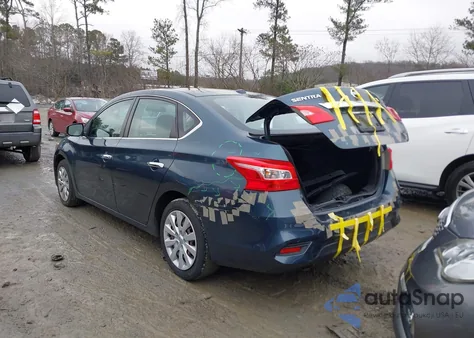 2017 Nissan Sentra Sv z USA, uszkodzony, nr VIN 3N1AB7AP6HY349042